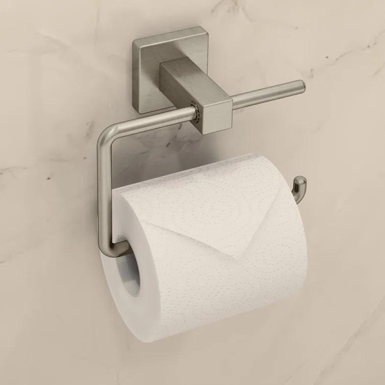 Duro Single Roll Toilet Paper Holder with Wall Mounting Hardware