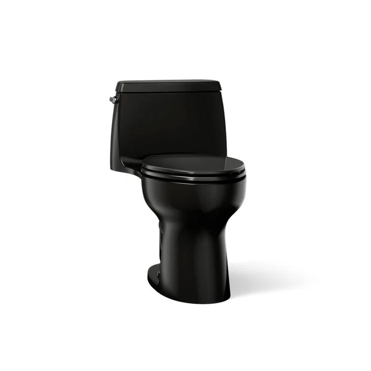 Santa Rosa Comfort Height One-Piece Compact Elongated 1.28 Gpf Toilet With Revolution 360 Swirl Flushing Technology