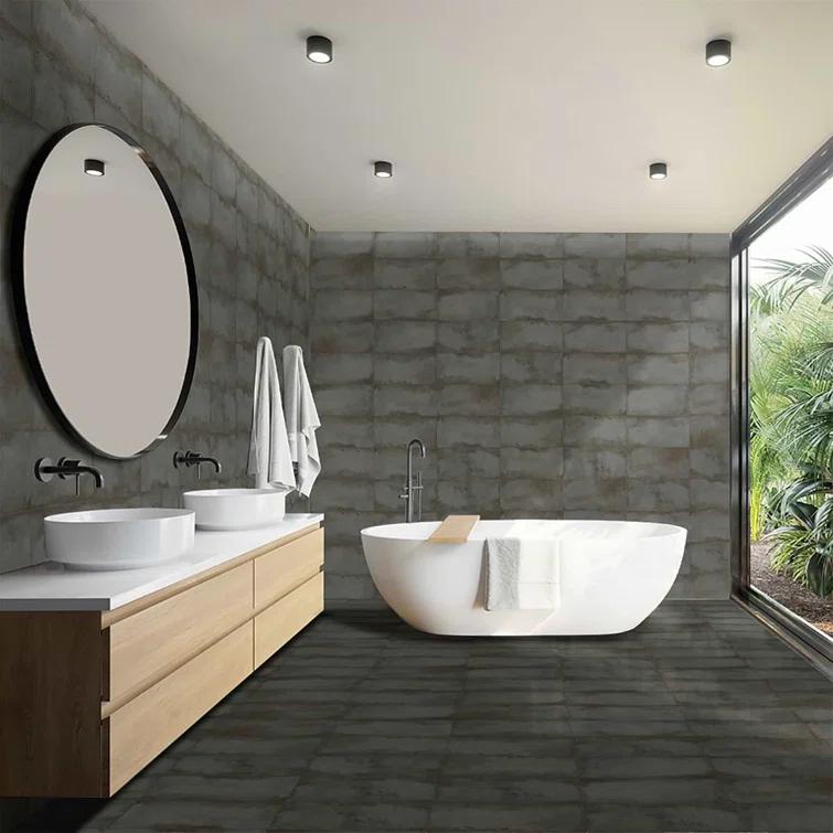 Bond Tile Angela Harris Fremont 11.81" x 23.62" Semi-Polished Porcelain Floor & Wall Tile (11.62 Sqft / Box)