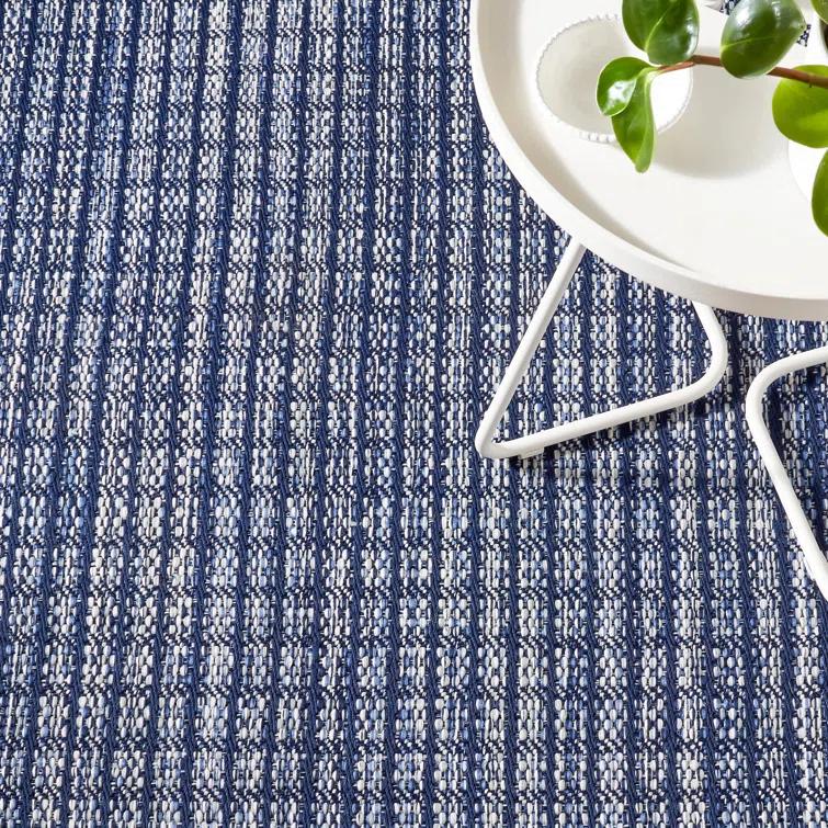 Coco Blue Handwoven Indoor/Outdoor Rug