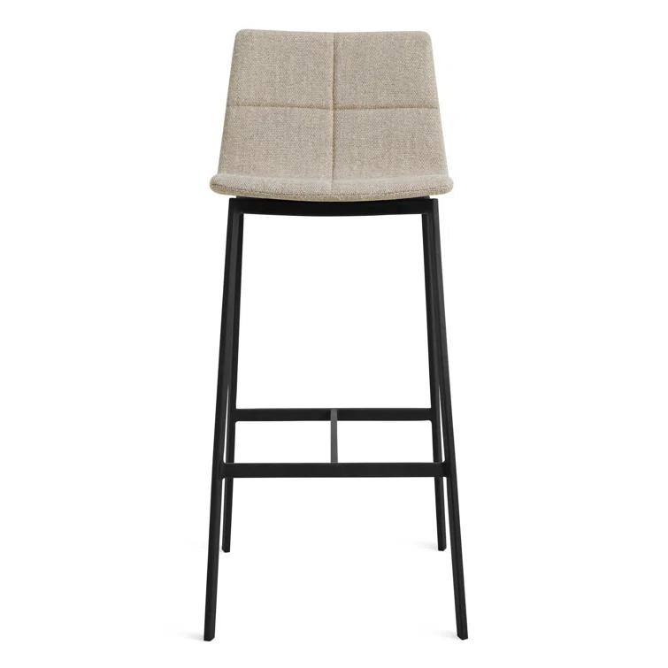 Blu Dot Between Us Upholstered Counter Stool with Metal Frame