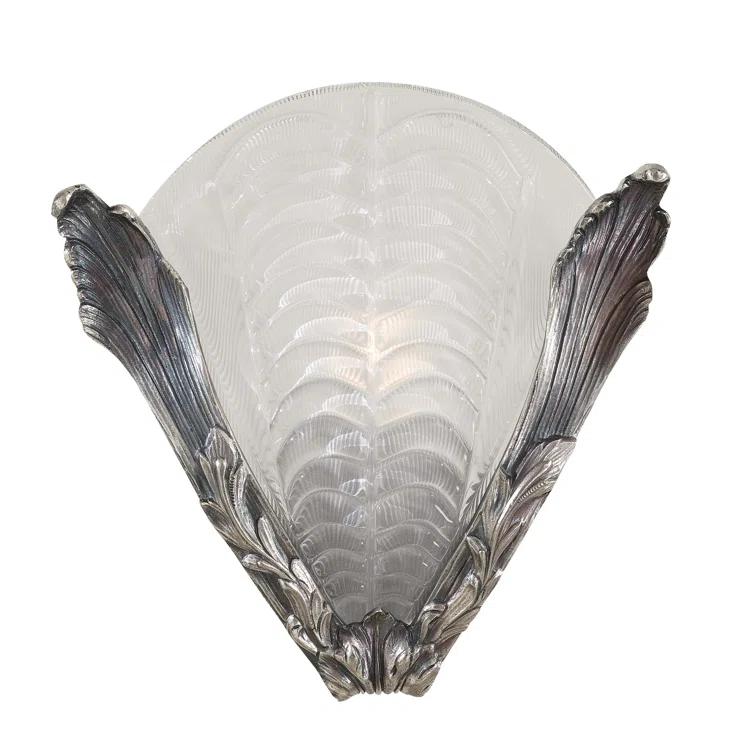 Glass Flush Mounted Sconce