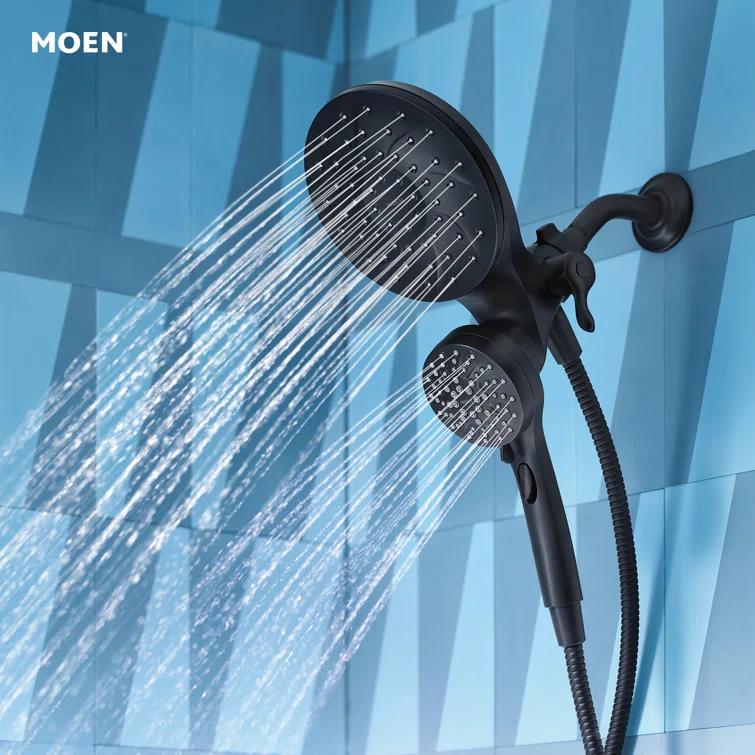 Moen Engage Tub and Shower Faucet with Magnetix Dual Shower Heads, Valve Included