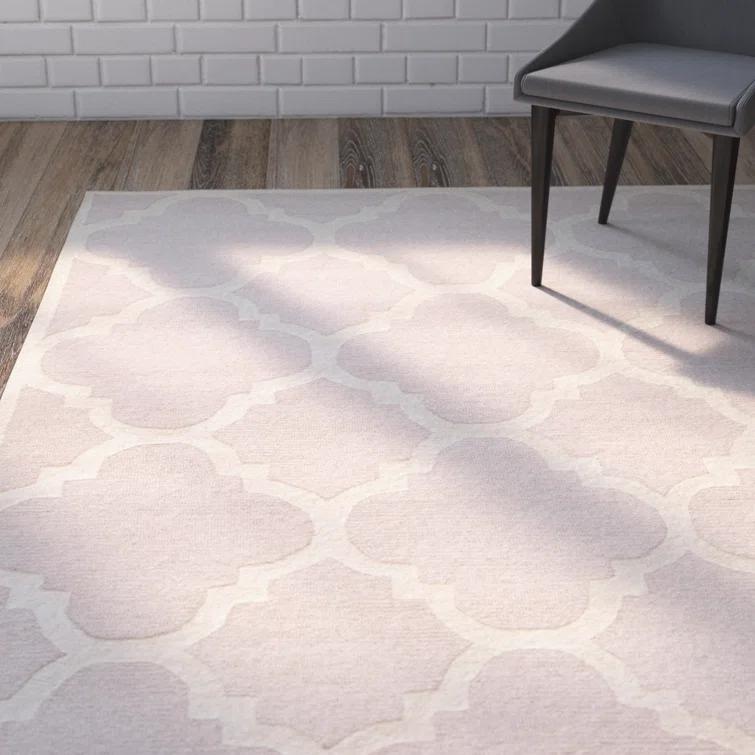Cannen Hand Tufted Wool Geometric Rug