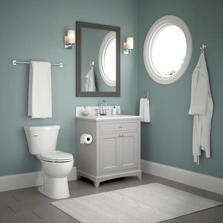 Trinsic Wall Mount Single Post Toilet Paper Holder Bath Hardware Accessory