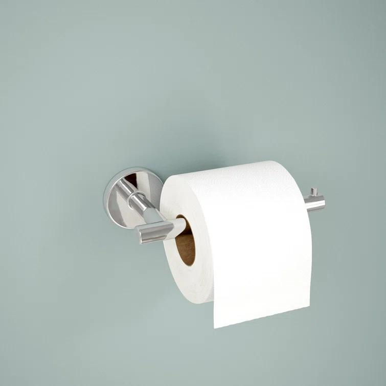 Trinsic Wall Mount Single Post Toilet Paper Holder Bath Hardware Accessory