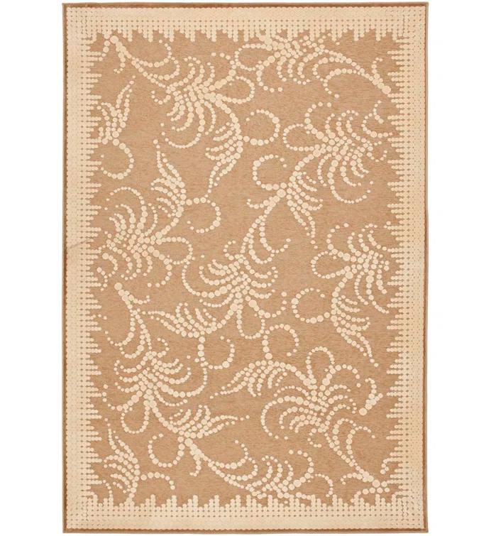 Fountain Swirl Martha Stewart Performance Floral Rug