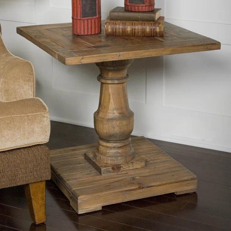 Uttermost Stratford Pedestal End Table