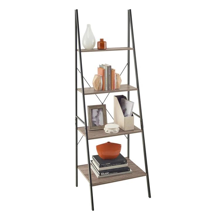 ClosetMaid Industrial 4-Tier Ladder Bookcase