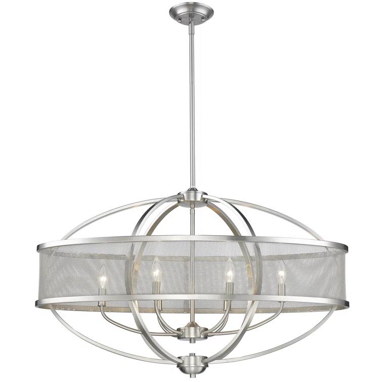 6 - Light Dimmable Chandelier
