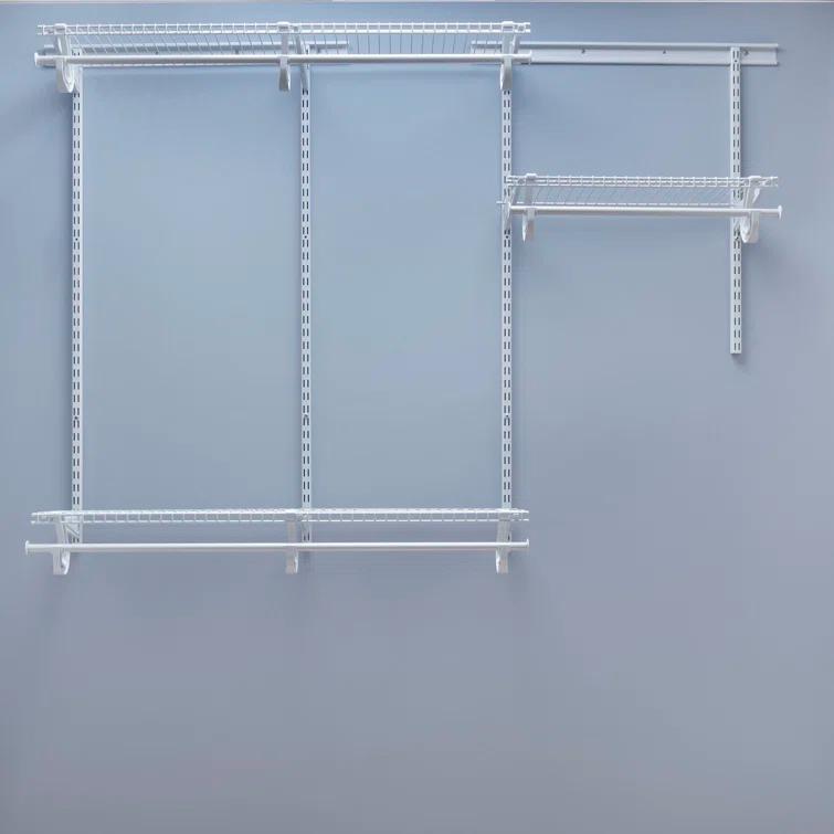 ShelfTrack 48" W - 72" W Closet System Starter Kit