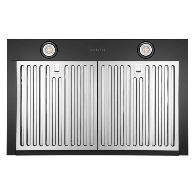 Hauslane 30" Stainless Steel Convertible Wall Range Hood with Baffle Filter