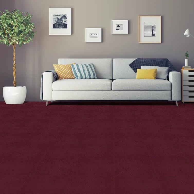 Achim Importing Co Nexus 12'' W x 12'' L Level Loop Adhesive, Peel & Stick Polyester Carpet Tile