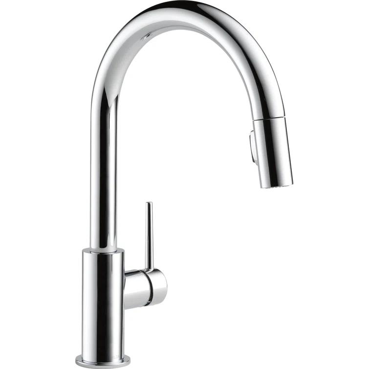 Trinsic Pull Down Sprayer Kitchen Sink Faucet, Single Handle Kitchen Faucet