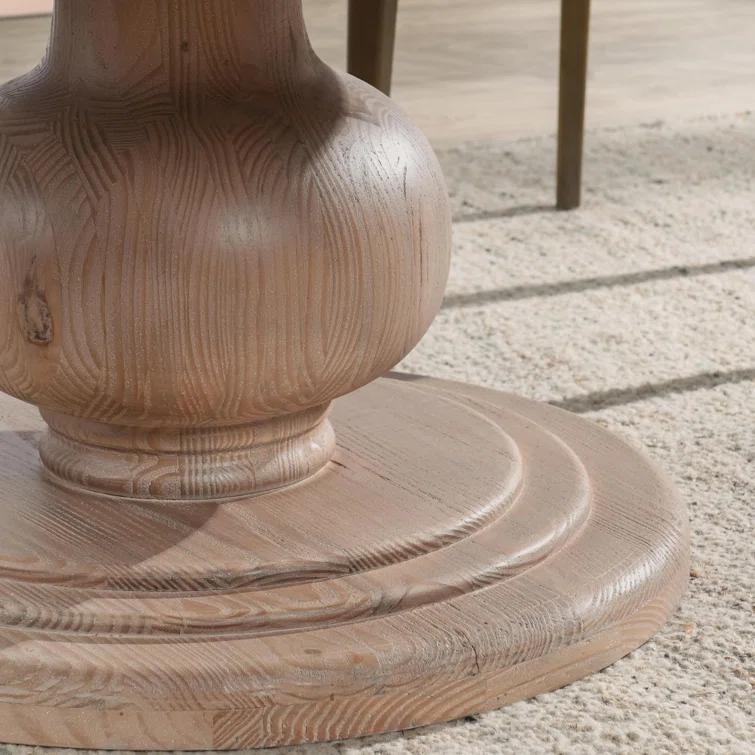 Birch Lane™ Dadeville Pine Round Solid Wood Dining Table