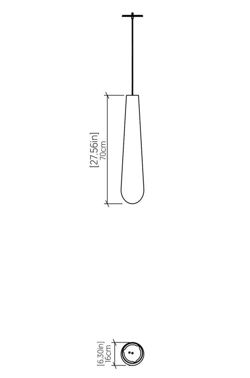 Cônico 1 - Light Single Pendant