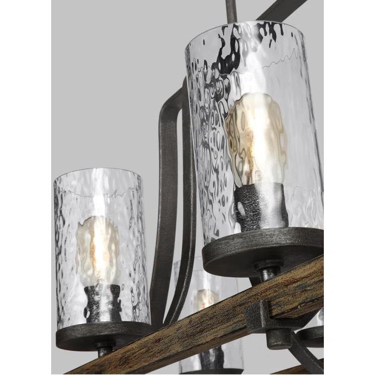 Steffens Wood & Iron Linear Chandelier (46")