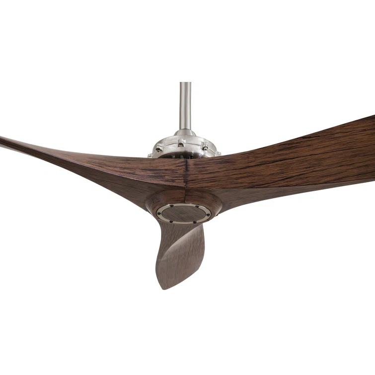 60" 3 - Blade Propeller Ceiling Fan with Remote Control