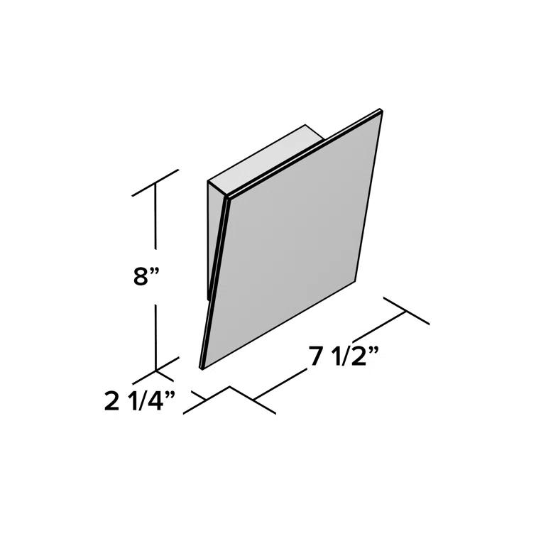 SONNEMAN Angled Plane LED Flush Mounted Sconce