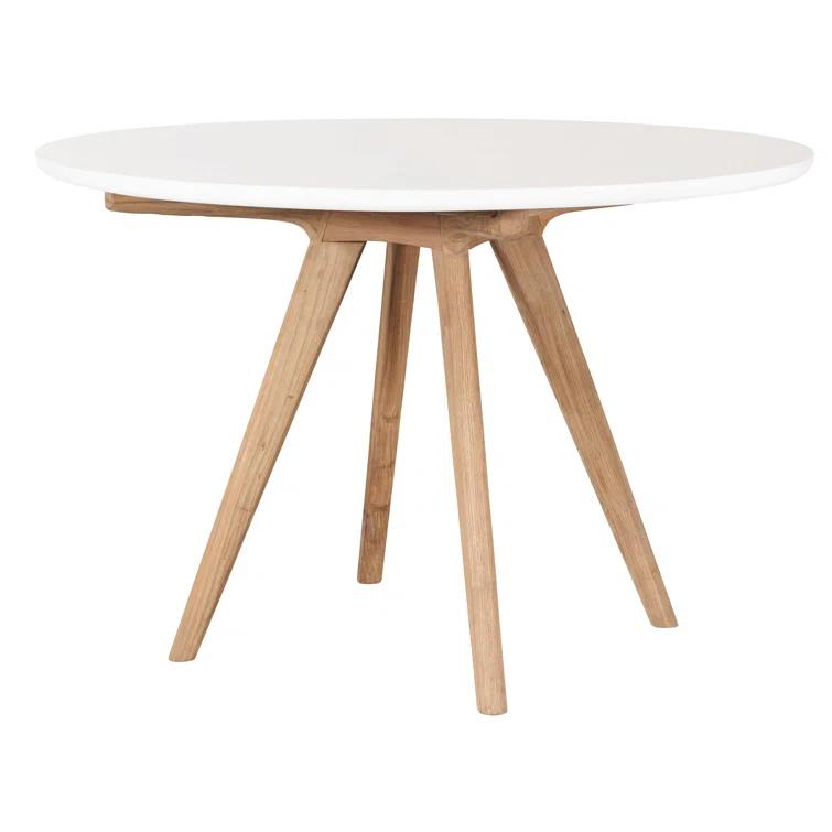 Seasonal Living Perpetual Round Concrete Outdoor Dining Table