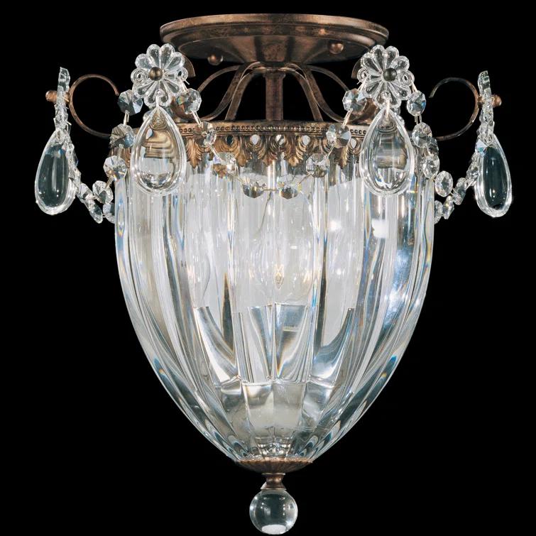 Bagatelle Crystal Semi Flush Mount