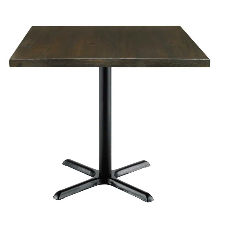 Square Wood Breakroom Table