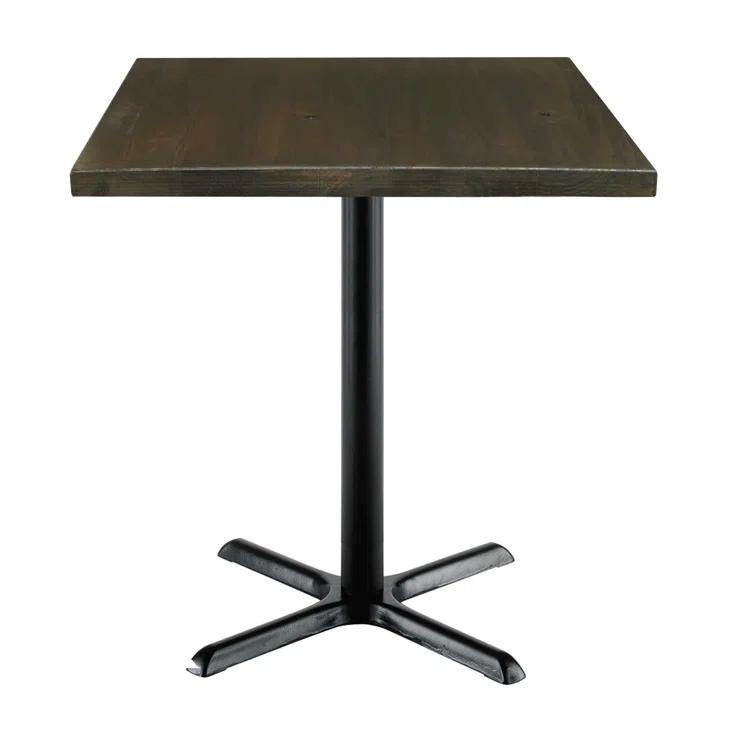 Square Wood Breakroom Table