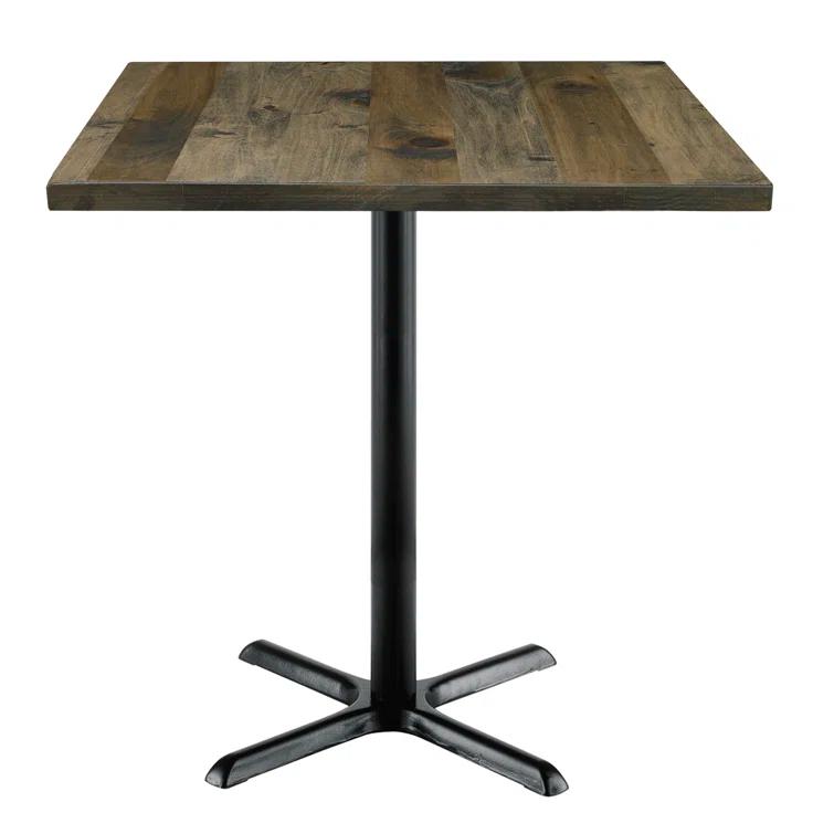 Square Wood Breakroom Table