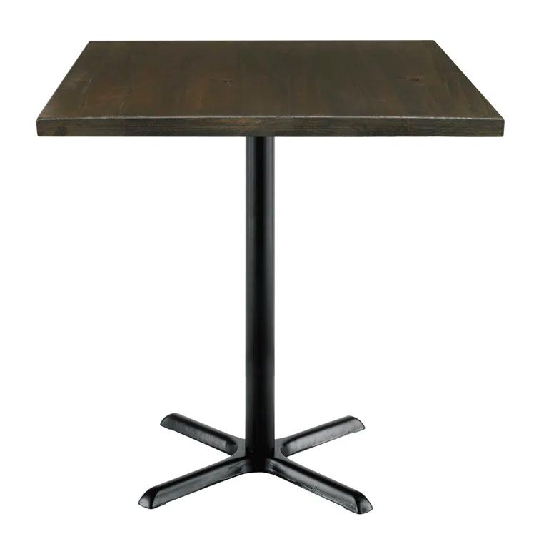 Square Wood Breakroom Table
