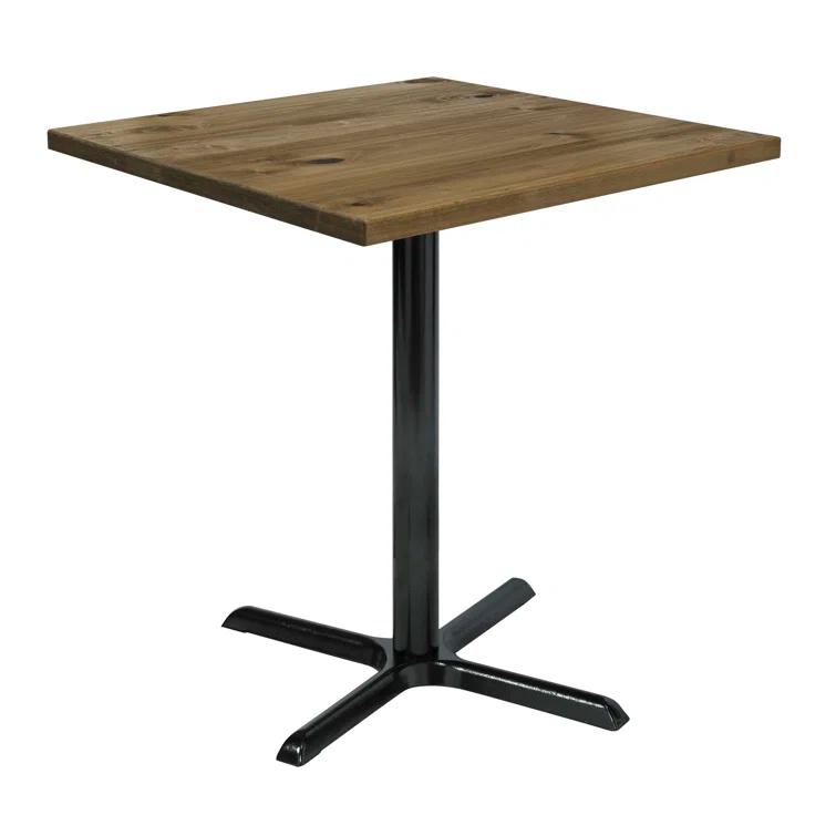 Square Wood Breakroom Table