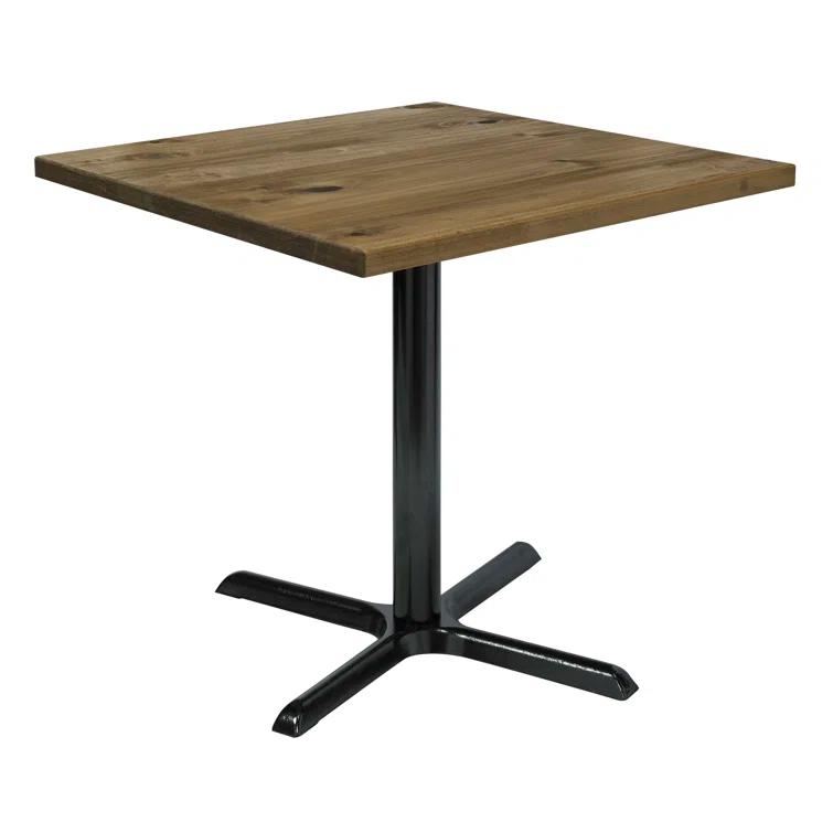 Square Wood Breakroom Table
