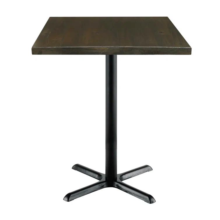 Square Wood Breakroom Table