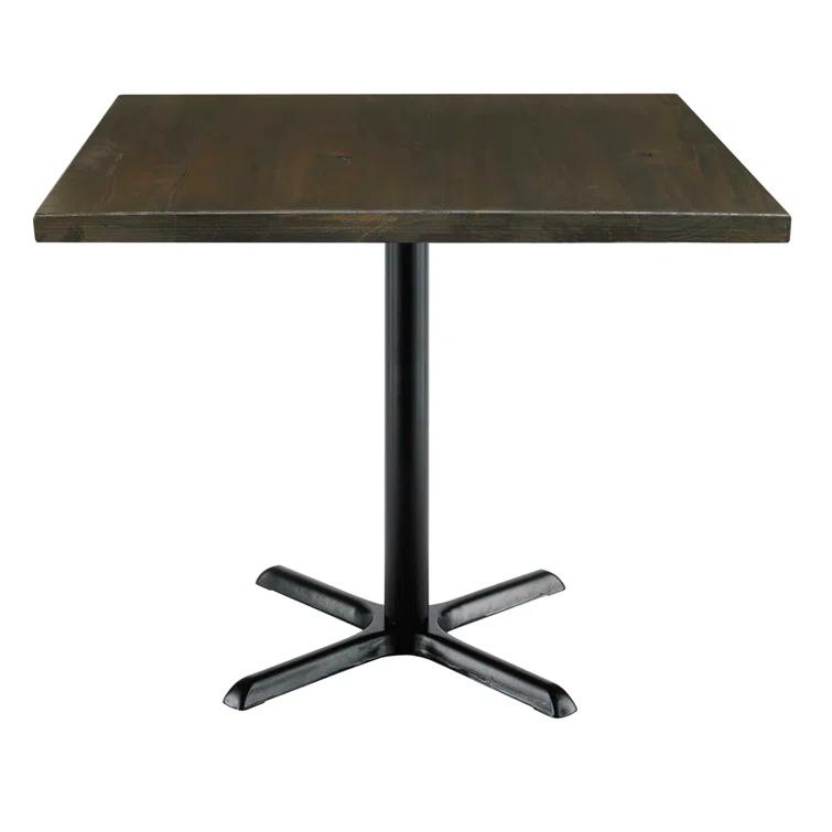 Square Wood Breakroom Table