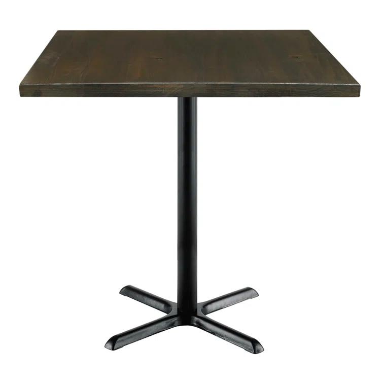 Square Wood Breakroom Table