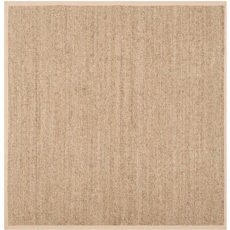 Natural Fiber Seagrass Solid Color Rug