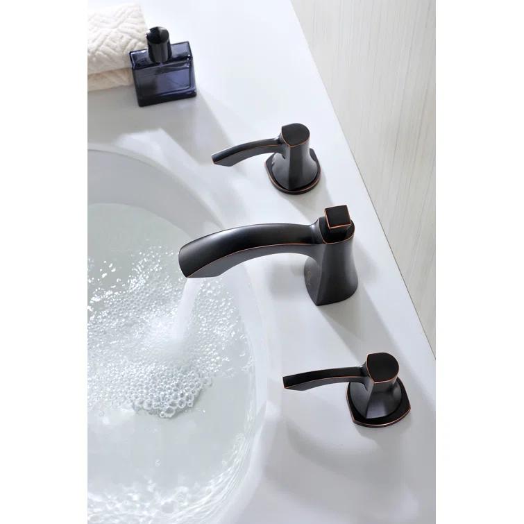 Sonata Widespread 2-handle Bathroom Faucet with Drain Assembly