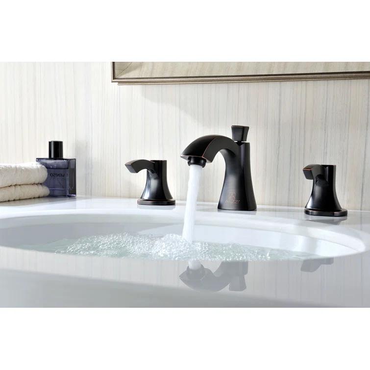 Sonata Widespread 2-handle Bathroom Faucet with Drain Assembly