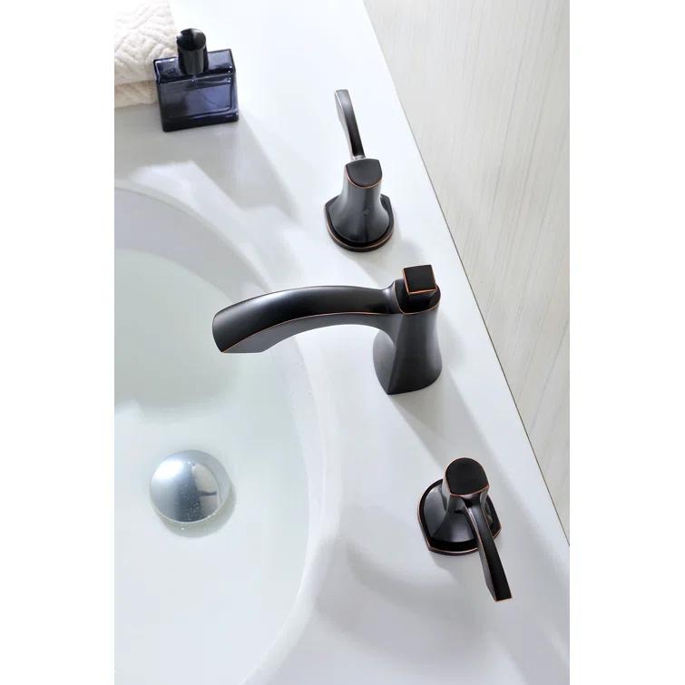 Sonata Widespread 2-handle Bathroom Faucet with Drain Assembly