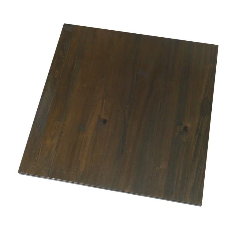Square Wood Breakroom Table