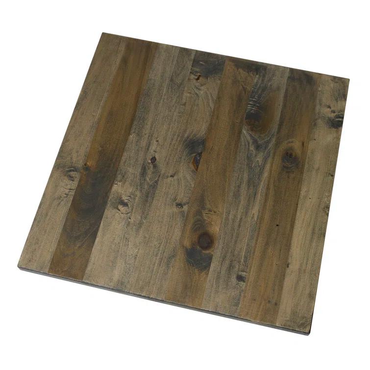 Square Wood Breakroom Table