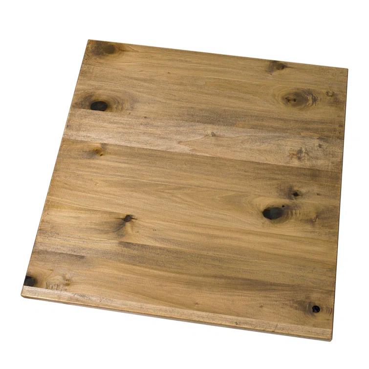 Square Wood Breakroom Table