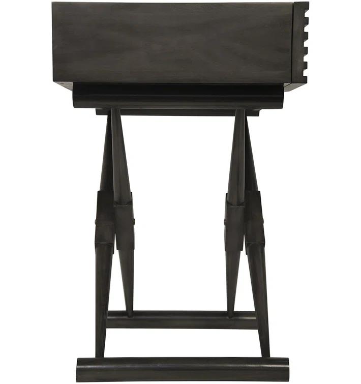 Zanta Solid Wood End Table with Storage