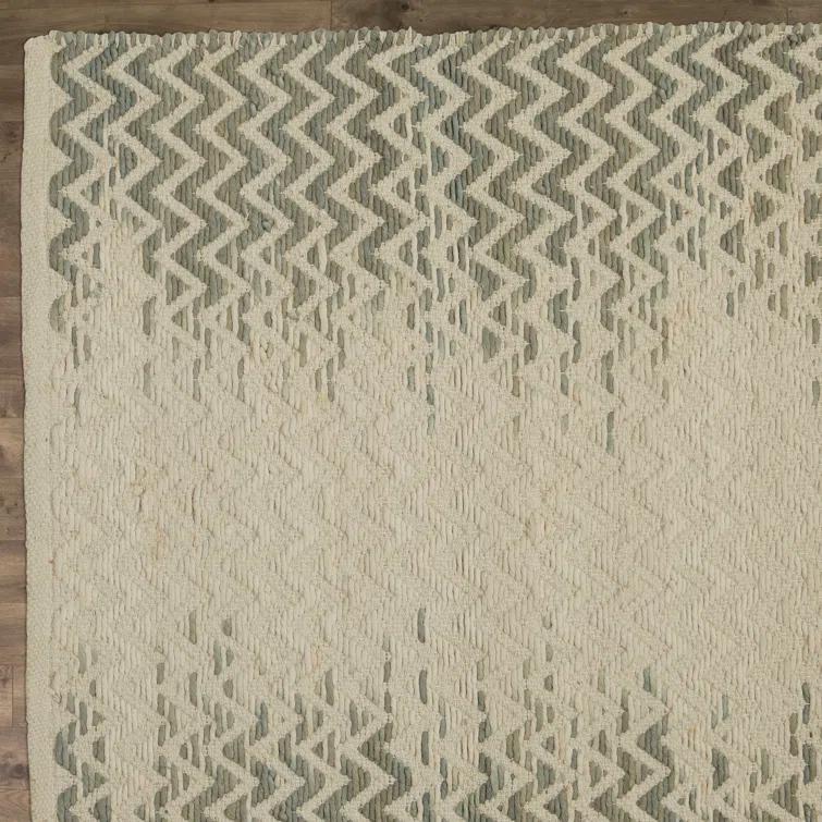 Gering Hand Woven Cotton Chevron Rug