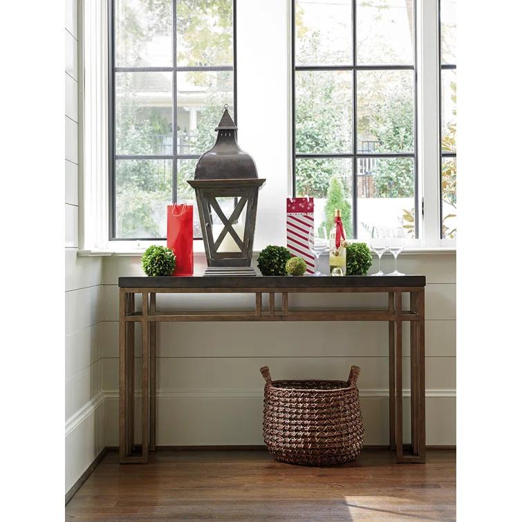 Cypress Point 54'' Stone Top Console Table