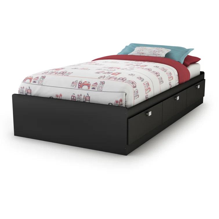 South Shore Spark Twin Drawers Sleigh Bed
