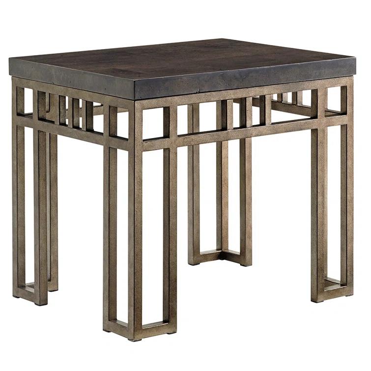 Cypress Point Montera Travertine End Table