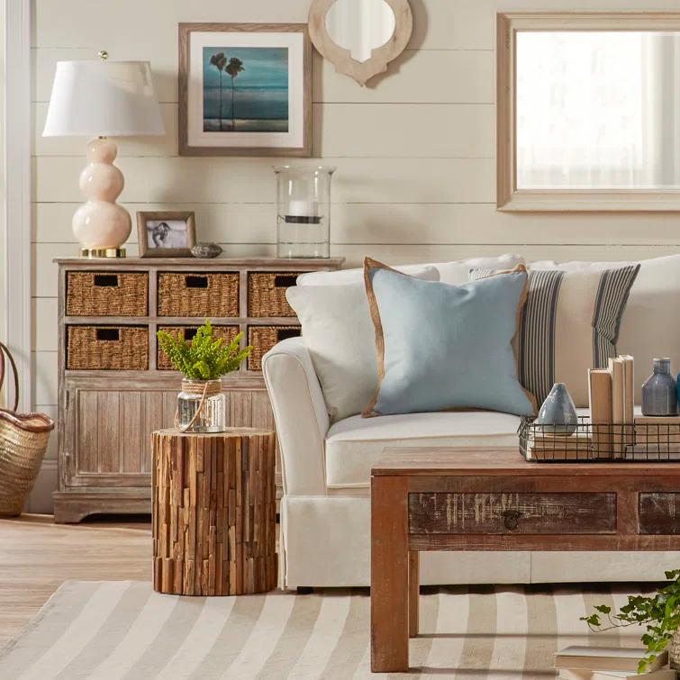 Catamaran Stripe Platinum/Ivory Handwoven Indoor/Outdoor Rug