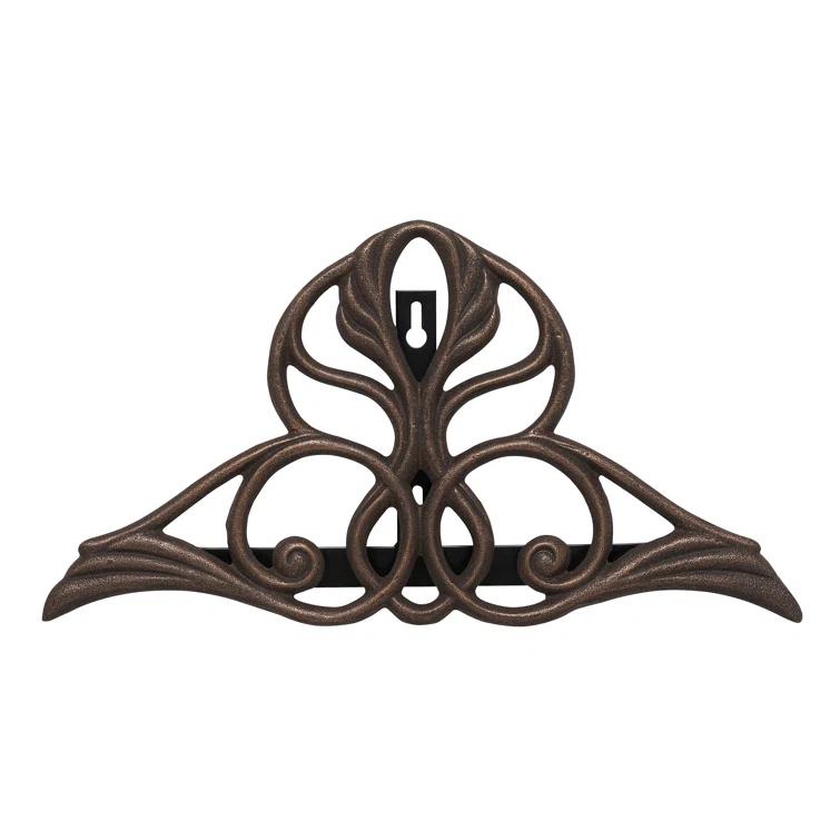 Whitehall Products Victorian Hose Holder, Oil Rub Bronze