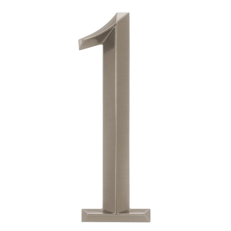 Whitehall Products 6 in. Surface Mount House Number
