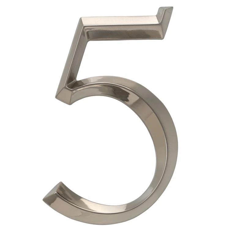 Whitehall Products 6 in. Surface Mount House Number
